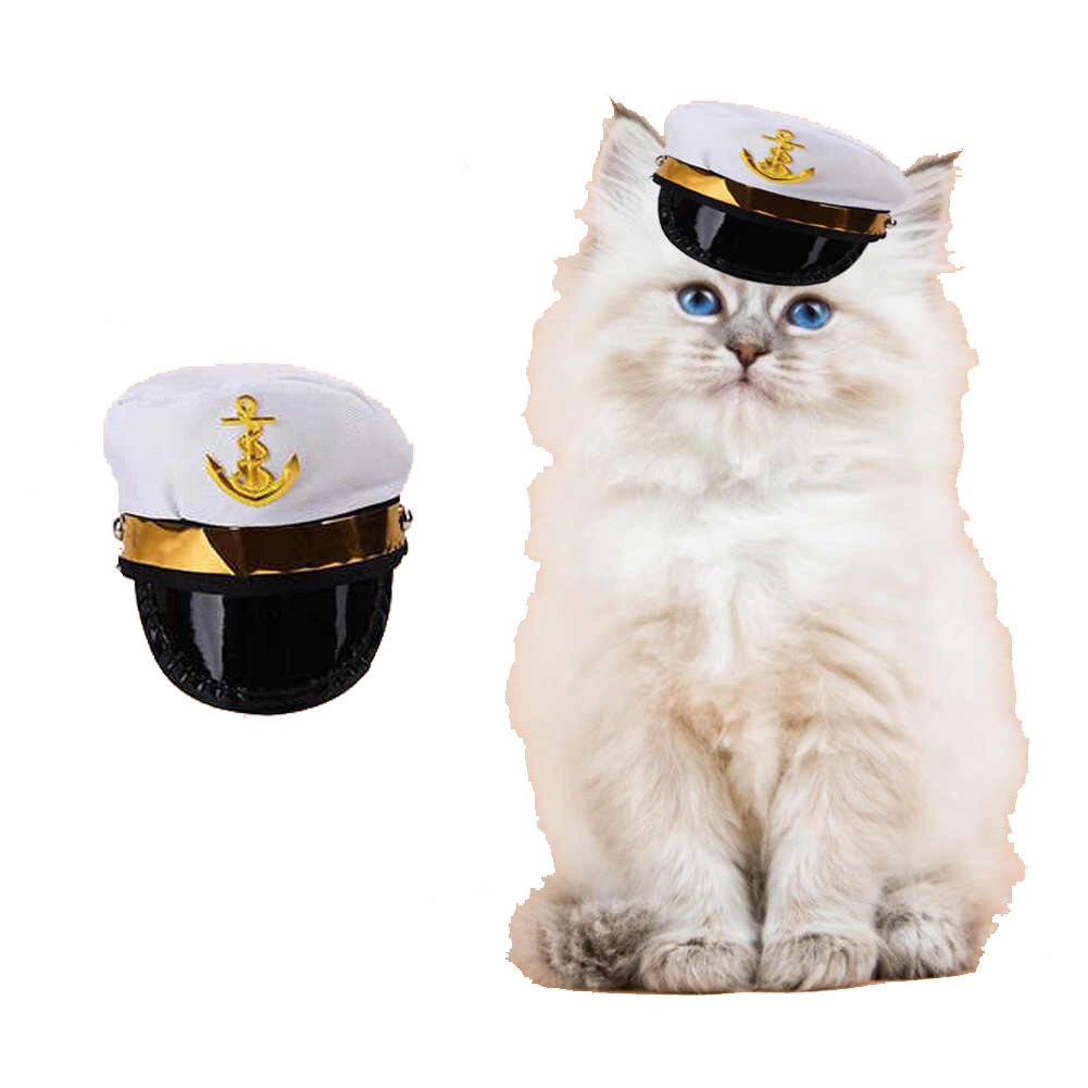 2681 kedi ve köpekler için kaptan şapkası 54.75 ₺ + KDV